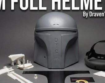 Kit de casque DSM - Casque standard mandalorien inspiré de Jango Fett et de la Deathwatch.