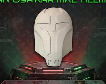 Laaran Oya'Kar MK2 Helmet Kit – Mandalorian Wolf Inspired Cosplay Helmet