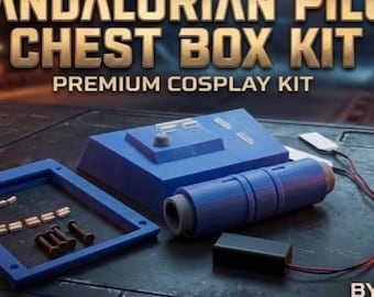 Kit de boîte de poitrine de pilote mandalorien - Fenn Rau Mandalorian Protector inspiré des rebelles de Star Wars