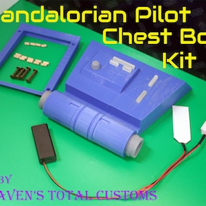Mandalorian Pilot Chest Box Kit - Fenn Rau Mandalorian Protector Inspired Star Wars Rebels