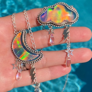 Celestial Rainbow Magic Pendant Necklace