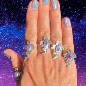 Purple Opal Ghostie Ring