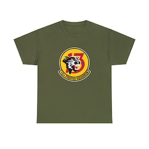 WW2 13th Fighter Squadron T-Shirt WWII t shirt Black Panther Misawa Air Force Navy Military Insignia Patch Cat