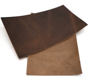 Small Leather Panel | Horween Nut Brown Dublin (Lower Quality)