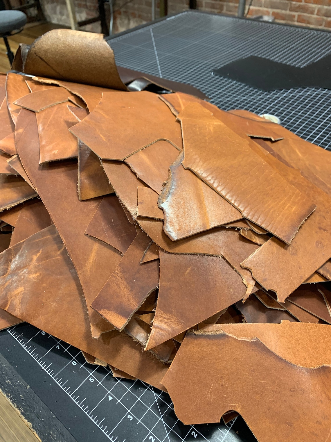 Horween Leather Scraps 20 lbs Etsy