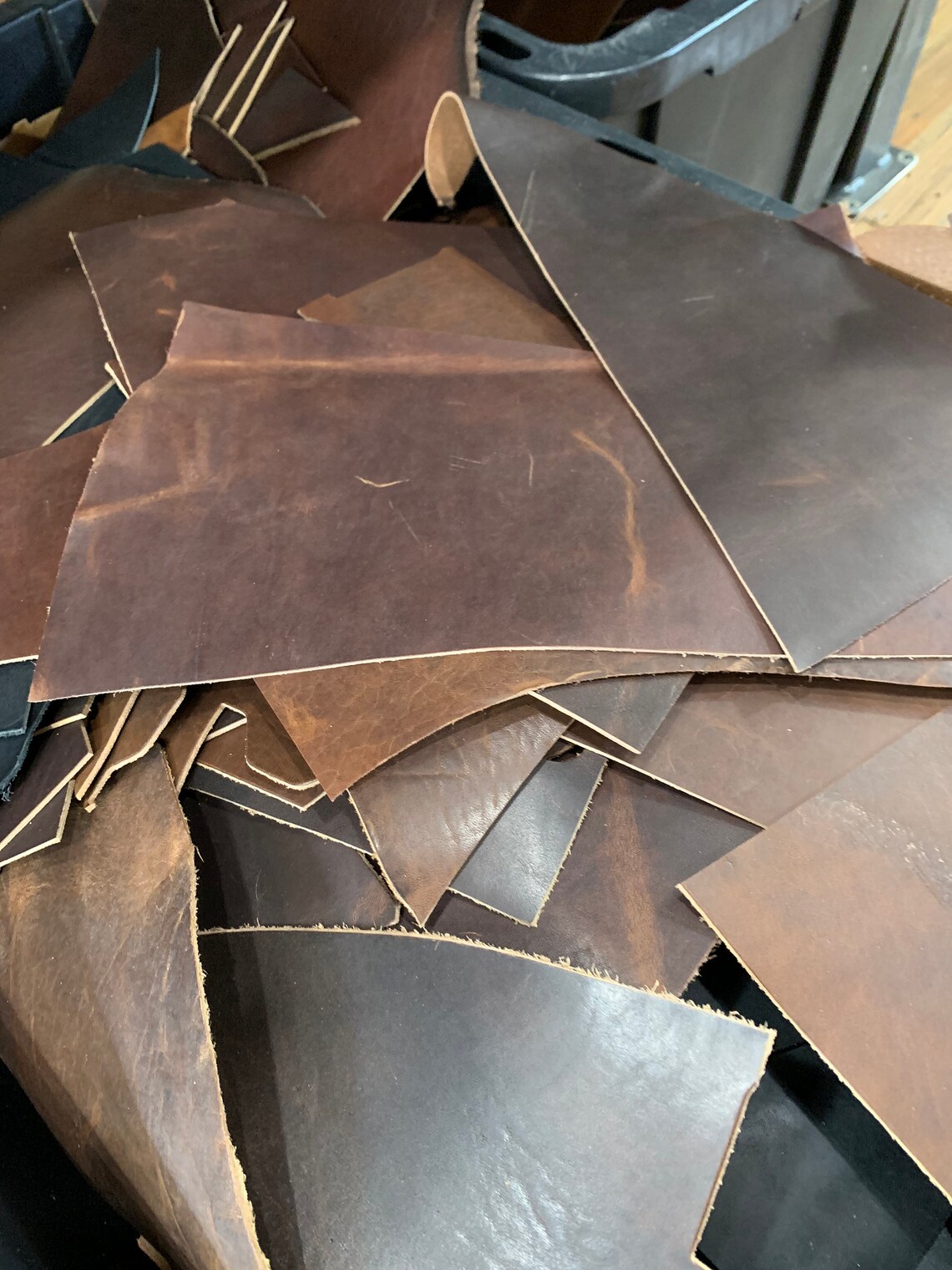 Horween Leather Scraps 20 lbs Etsy