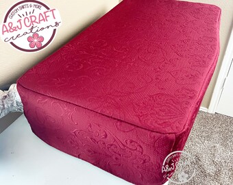 Dust Cover compatible with Glowforge Pro, Plus, Basic Models, Cranberry Color