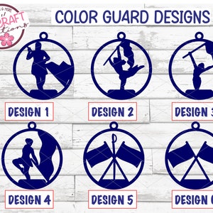 Color Guard Ornament Personalized, Color Guard Ornament, Color Guard Gift, Color Guard Christmas Ornament, Laser Cut Ornament image 2