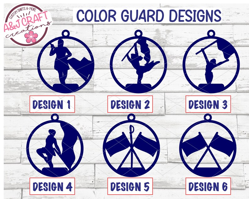 Color Guard Ornament Personalized, Color Guard Ornament, Color Guard Gift, Color Guard Christmas Ornament, Laser Cut Ornament image 2