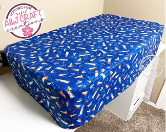 Dust Cover compatible with Glowforge Pro, Plus, Basic Models, nautical themed