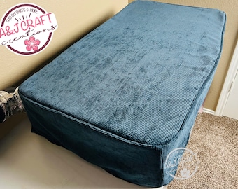 Dust Cover compatible with Glowforge Pro, Plus, Basic Models, Ribbed Dark Teel
