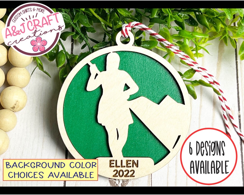 Color Guard Ornament Personalized, Color Guard Ornament, Color Guard Gift, Color Guard Christmas Ornament, Laser Cut Ornament image 3