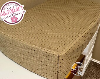 Dust Cover compatible with Glowforge Pro, Plus, Basic Models, Tan quilted