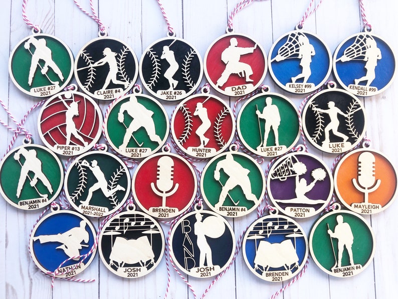 Color Guard Ornament Personalized, Color Guard Ornament, Color Guard Gift, Color Guard Christmas Ornament, Laser Cut Ornament image 10