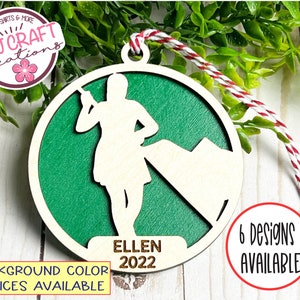 Color Guard Ornament Personalized, Color Guard Ornament, Color Guard Gift, Color Guard Christmas Ornament, Laser Cut Ornament image 1