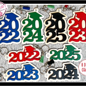 Graduation Keychain 2025, Graduation Keepsake, Graduation Key Chain, Grad of 2025, Class of 2025, Laser Cut, Grad Keychain