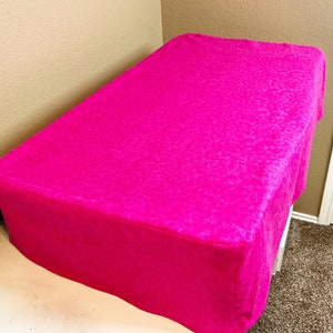Glowforge Dust Cover, Custom Fit for Your Laser Printer, Protect from Dust & Debris, Durable Flannel Material, Pink Flannel