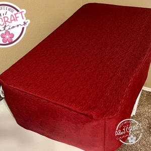 Glowforge Dust Cover, Custom Fit for Your Laser Printer, Protect from Dust & Debris, Durable Heavy-Duty Material, Dark Garnet cover