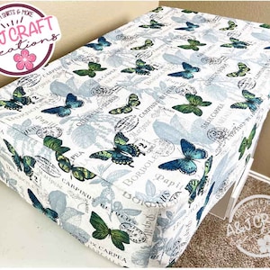 Glowforge Dust Cover, Custom Fit for Your Laser Printer, Protect from Dust & Debris, Durable Canvas Material, Butterflies Canvas