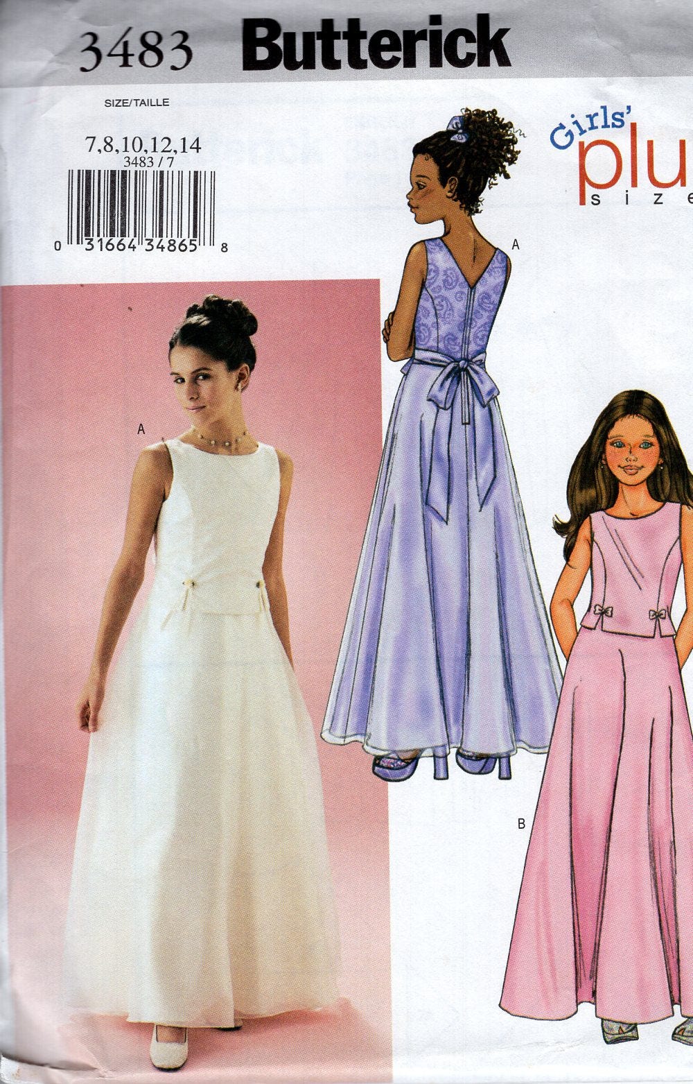 Girls 7 14 Floor Length Dress