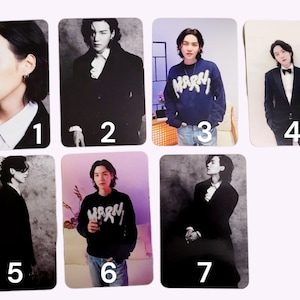 BTS Suga Photocards / Instagram / FANMADE