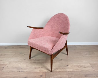 Midcentury vintage dusty pink armchair from the '60s | Vintage Chair | Accent Chair | Upholstered | Restored | Modern Vintage