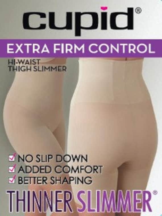 Vintage New Cupid® Extra Firm Control Hi-waist Thigh Slimmer Girdle Body  Beige X Large 3132 