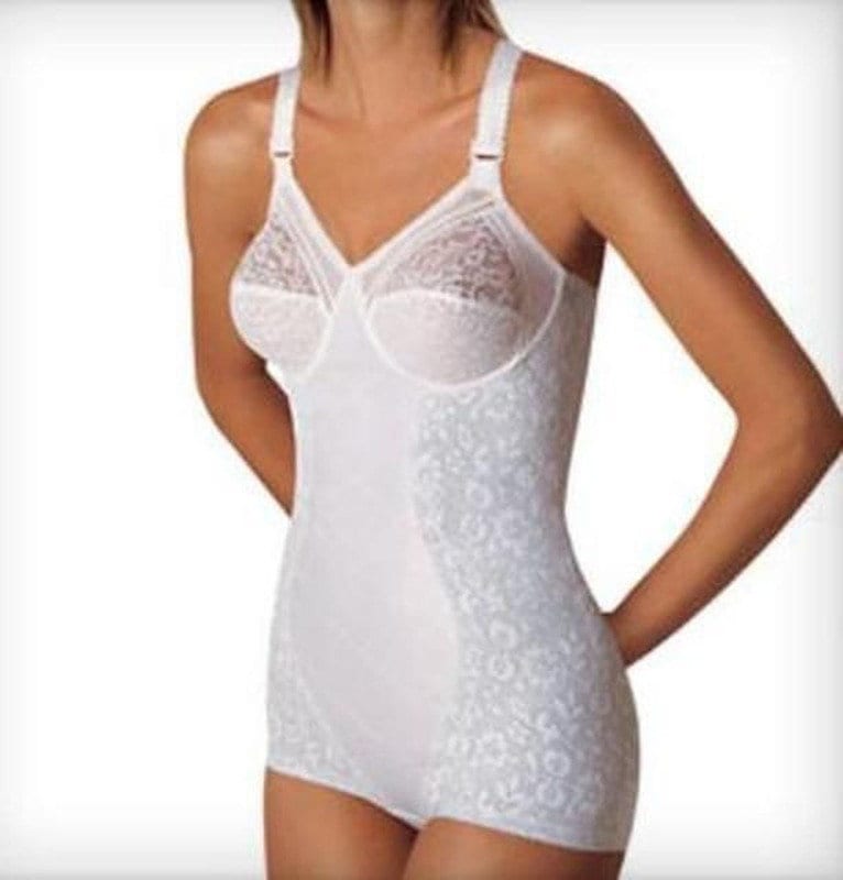 Vintage New Playtex Eighteen Hour Firm Control All-in-one Body Briefer  White 34C