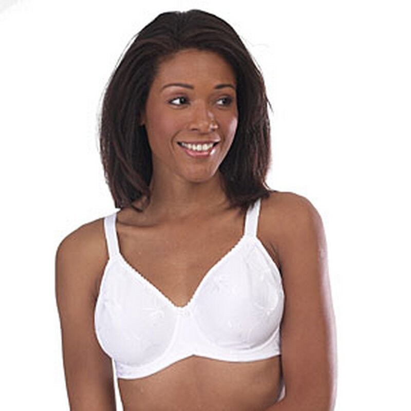 Vintage New Bali Double Support Full Support Soft Cup Bra Snow White 40D -   Hong Kong