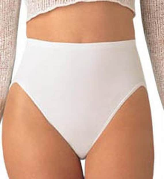 Vintage New With Tags Flexees Firm Control Hi Cut Shaping Brief White Large  2930 