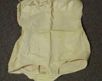 Buy Vintage New Naturana Firm Control Wire Free Body Briefer Beige 38D  Online in India 