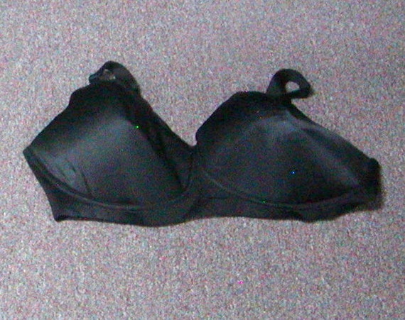 Vintage New Catherines Plus Sizes Solid Full-coverage Smooth No-wire Bra  Tuxedo Black 44DD 