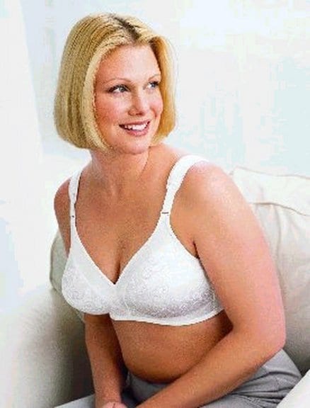 Vintage New Playtex Eighteen Hour Curved Comfort Strap Full Support Soft  Cup Bra Snow White 40D 