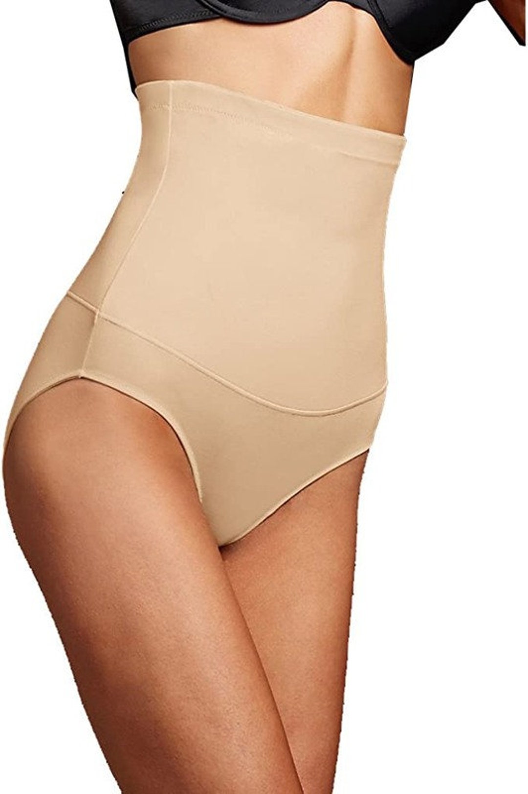 Maidenform Flexees Firm Control High Waist Slip Body Beige Small 2526 -   Nederland