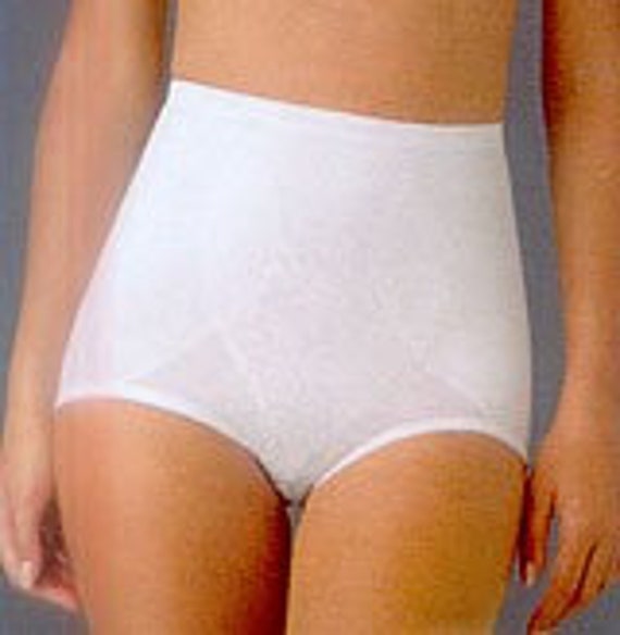 Vintage New With Tags Flexees Instant Slimmer® Floral Deluster Firm Control  Brief White -  Canada