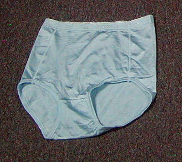 Vintage New Breezies Luxurious Full Brief Ahhhhh Nylon Panty Aqua