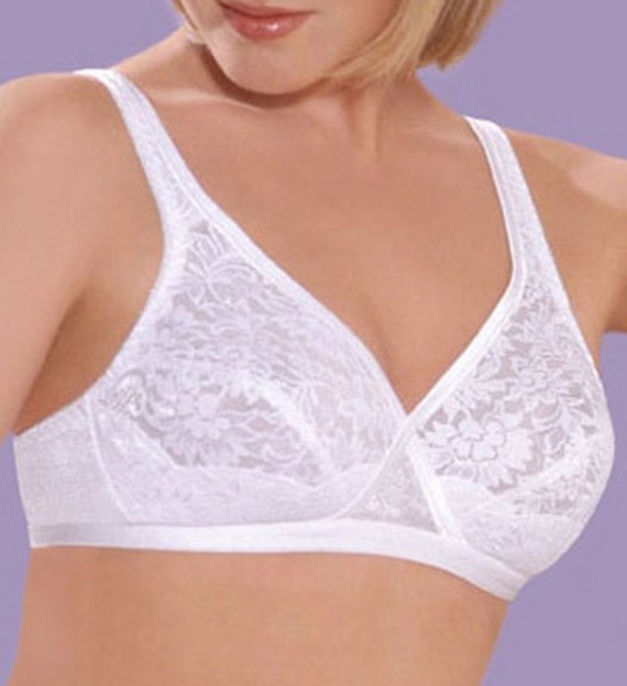 Vintage New Playtex Every Day Basics Full Support Lace Soft Cup Bra White  36B -  Canada