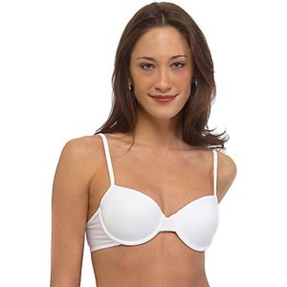 Vintage New Lily of France Full Support Underwire Push-up Padded Bra Beige  36C 