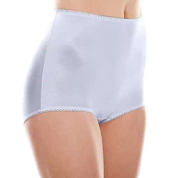 Women's Rhonda Shear 4054 Lightweight Melange Brief Panty (Grey XL) 