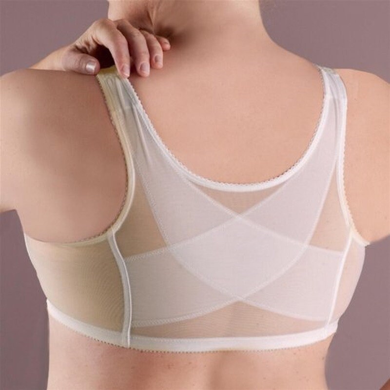 New Exquisite Form Ful-ly Full Figure Front Close Wire Free Posture Bra  White 34C -  Canada
