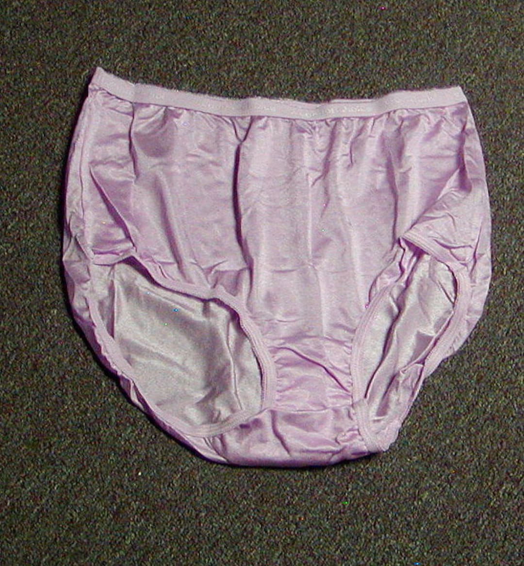 New Luxurious Comfort Choice 100% Nylon Full Coverage Brief Panty Sweet  Lilac Size 8 XL -  New Zealand