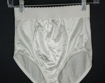 Vintage Honors Deluster Firm Control Panty Girdle Brief White X Large (31"-32")