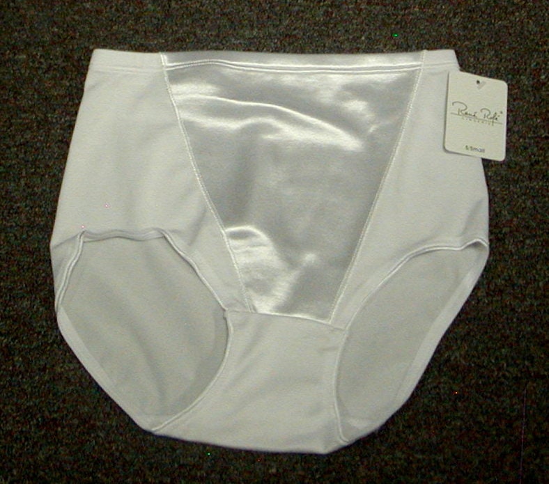 Vintage New With Tags Rene Rolfe Satin Moderate Control Full Brief