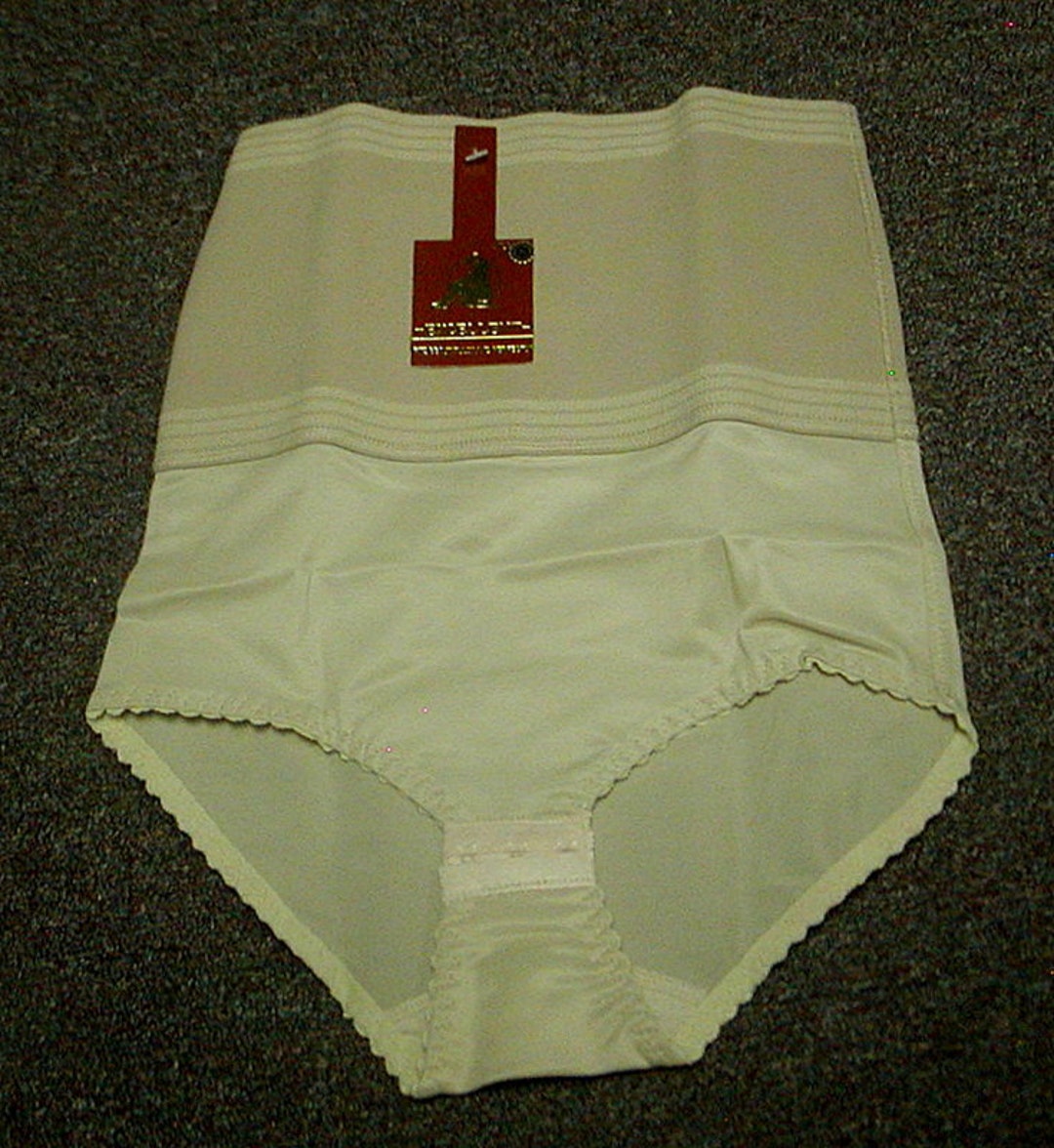 Vintage Excellent Extra Firm High Waist Panty Girdle Brief Body Beige
