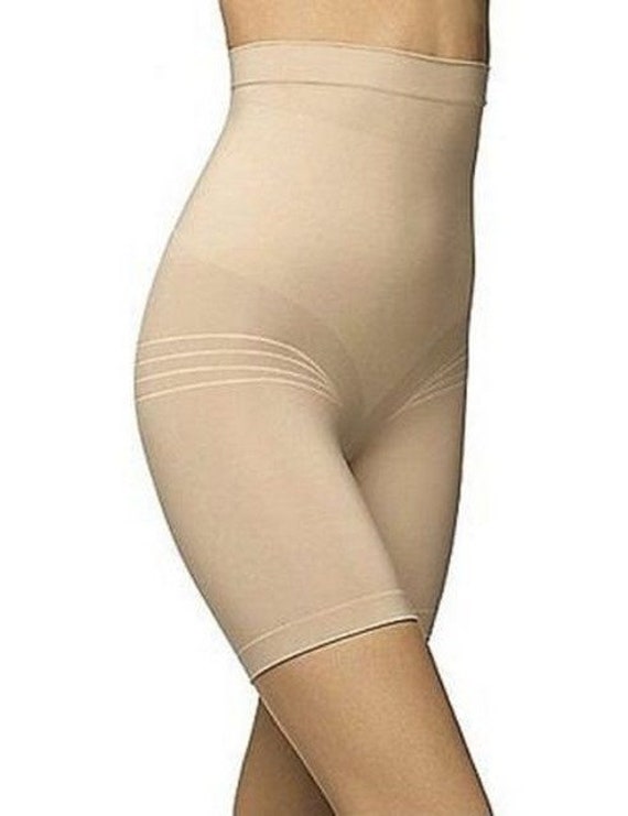 Custom Maid Womens Light Weight Long Leg Firm Control Girdle, Small-28,  Beige 