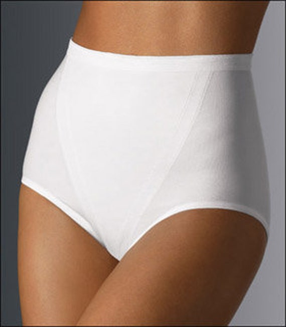 Vintage New With Tags Body by Bali Firm Control Tummy Taming Panty Girdle  Brief Beige Medium Beige White X Large 3132l 