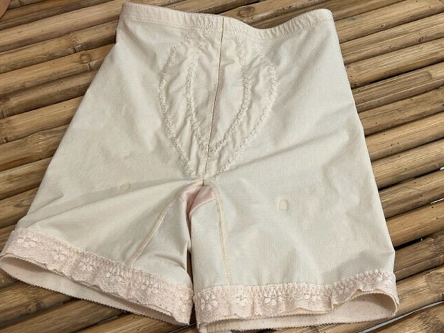 Vintage Playtex I Can't Believe It's A Girdle Firm Control Long Leg Girdle  With No Garters Light Beige Medium27_28 -  India