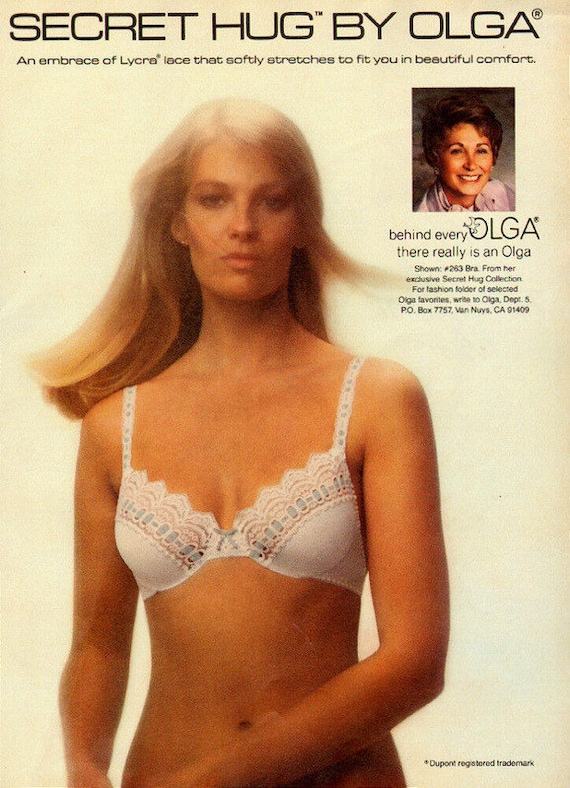 Vintage New With Tags Olga Secret Hugs Full Figgure Underwire Bra Light  Beige 38C 