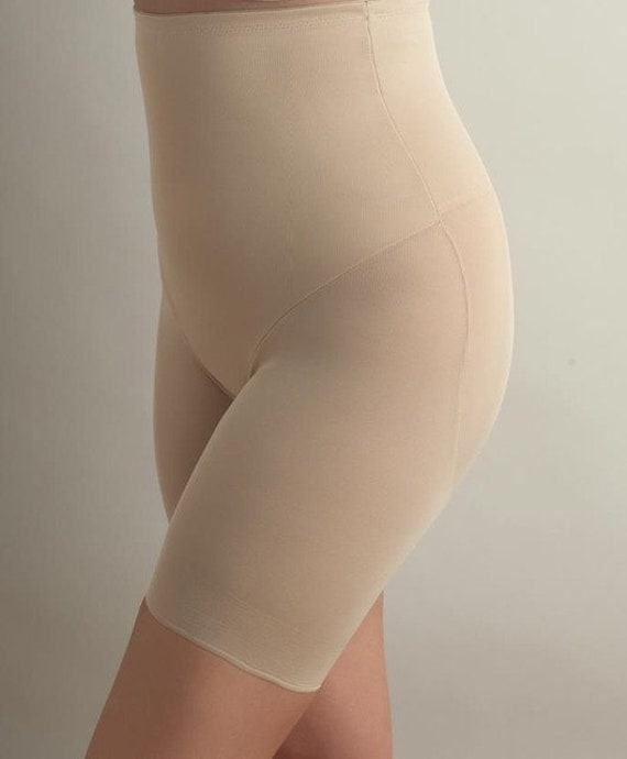 Vintage New With Tags Cupid's Extra Firm Control Tummy Tuck High Waist  Thigh Slimming Girdle Beige Medium 2728 