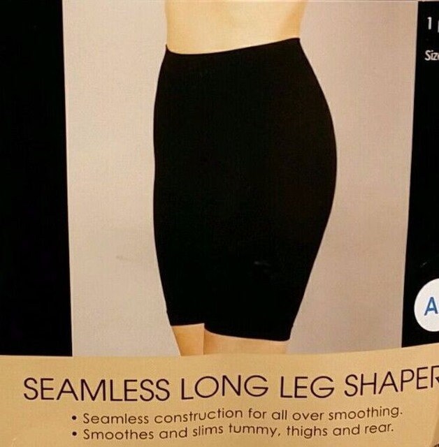 Vintage New Body Form's Shaping Solutions Seamless Long Leg Shaper Body  Beige X Large 31 32 Panty Size 8 